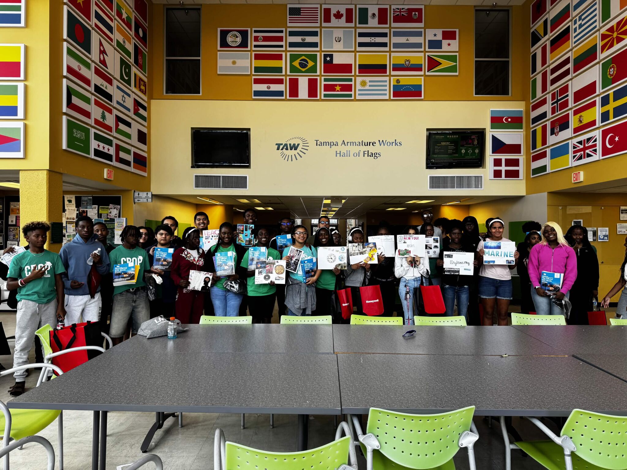 A Walk for Education at TAW Hall of Flags